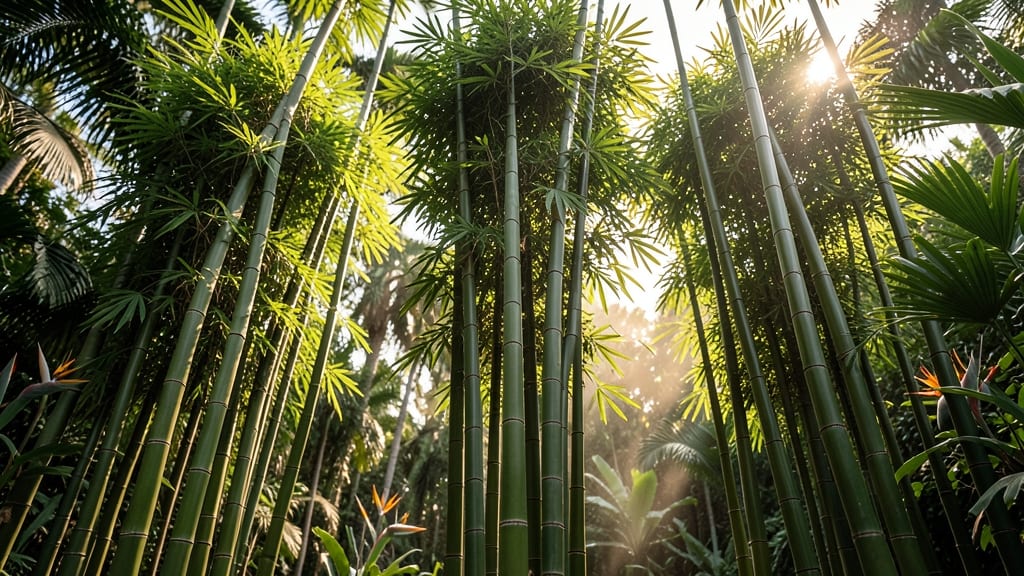 Privacy Screen Bamboo for Fast Tropical Growth